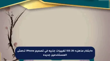 «ابتكار مذهل» iOS 26 تغييرات جذرية في تصميم iPhone تدهش المستخدمين جديدة